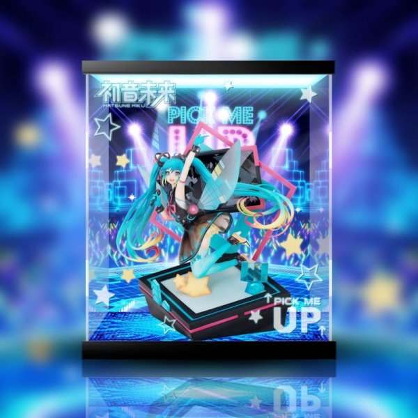 画像1: VOCALOID 初音ミク Pick Me Up Ver. 専用 展示ケース (1)