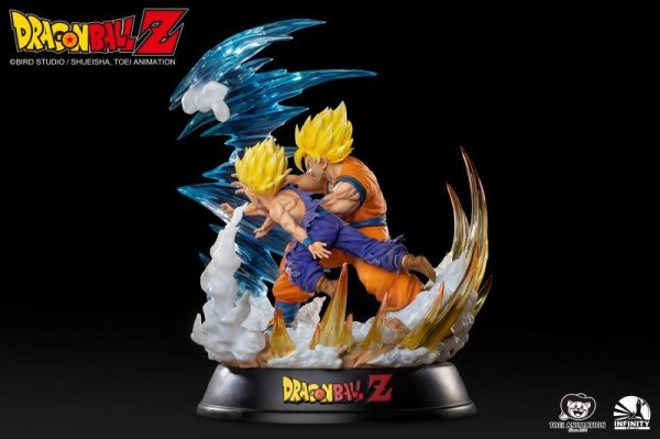 Infinity Studio ドラゴンボールZ 孫悟空 孫悟飯 親子かめはめ波 セル 1/6 スタチュー IFC0038 - フィギュア専門店  -ソダチトイズ