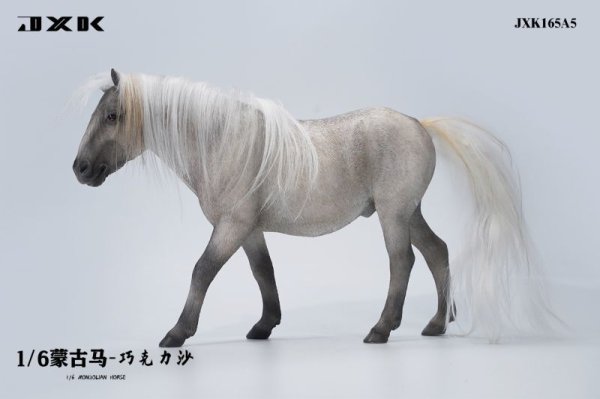 画像1: 予約  JXK    Mongolian Horse   モンゴル馬    1/6    フィギュア   JXK165A5 (1)