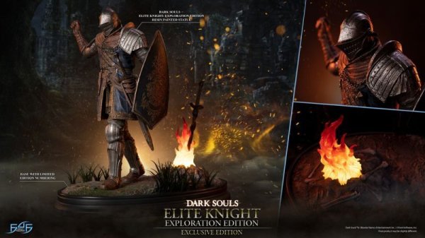 画像1: 予約 First 4 Figures   Dark Souls - Elite Knight  39cm   スタチュー   DSEKSEX  Exploration Edition (Exclusive Edition) (1)