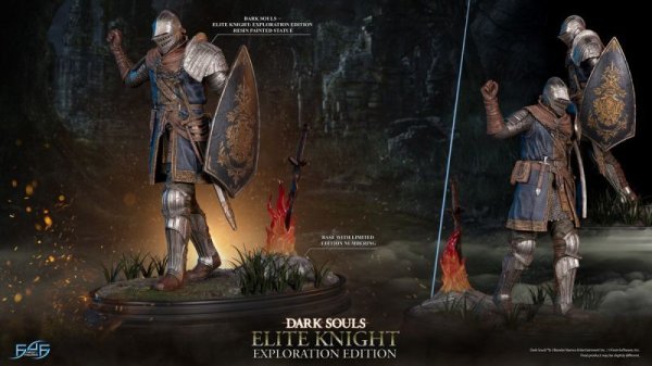 画像1: 予約 First 4 Figures   Dark Souls - Elite Knight  39cm   スタチュー   DSEKSST  Exploration Edition (1)