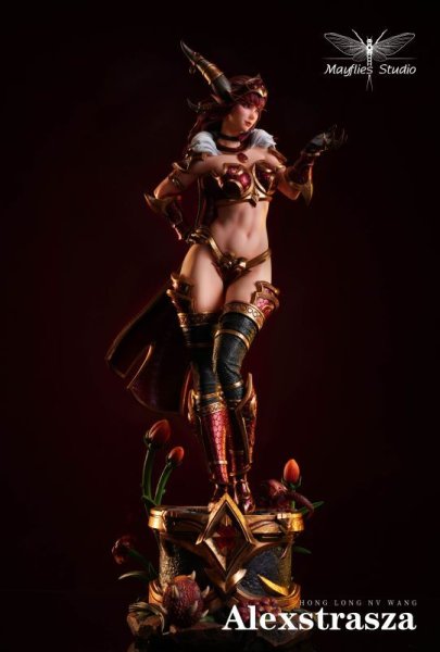 画像1: 予約 蜉蝣 Studio  Alexstrasza  48cm  スタチュー (1)