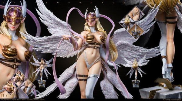 画像1: 予約 FA STUDIO   AngeWomon+Lady Devimon  1/4   スタチュー   (1)