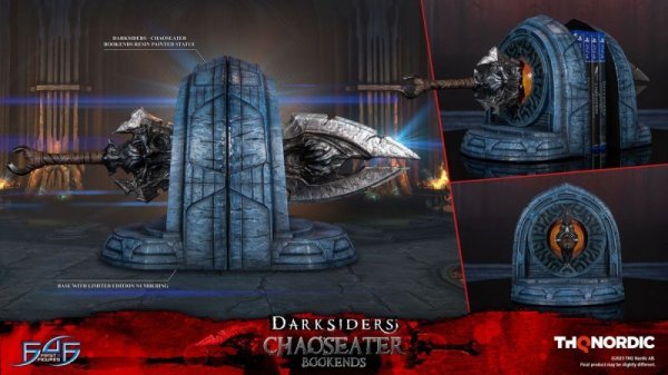 画像1: 予約 First 4 Figures     DARKSIDERS - CHAOSEATER BOOKENDS    20cm   スタチュー   DACBEST  (1)