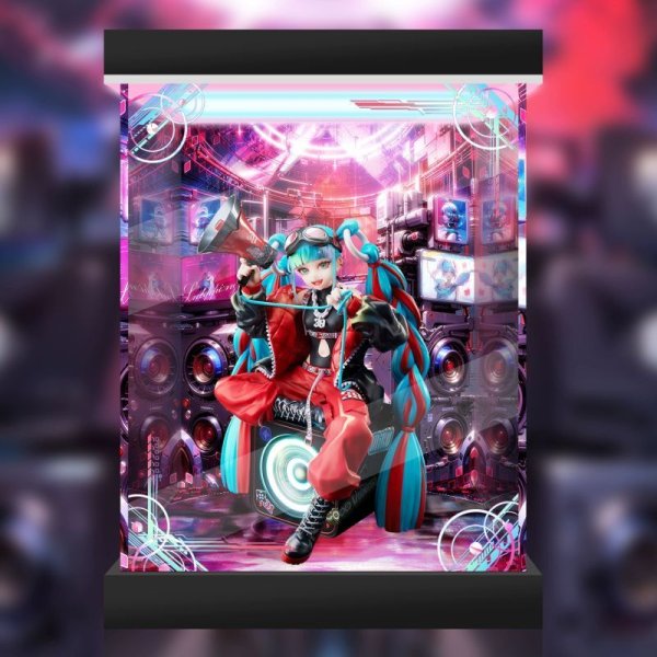 画像1: 予約 Design COCO 初音ミク「マジカルミライ 2023」Ver. 1/7 フィギュア 専用 展示ケース (1)