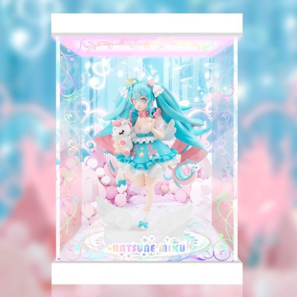 画像1: 予約 TENITOL 初音ミク 夢かわプリンセス  専用 展示ケース (1)