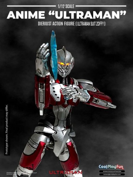 画像1: 予約 Cool Play Fun ウルトラマン ULTRAMAN Die-cast Action Figure (ULTRAMAN SUIT ZOFFY)  1/12 アクションフィギュア (1)