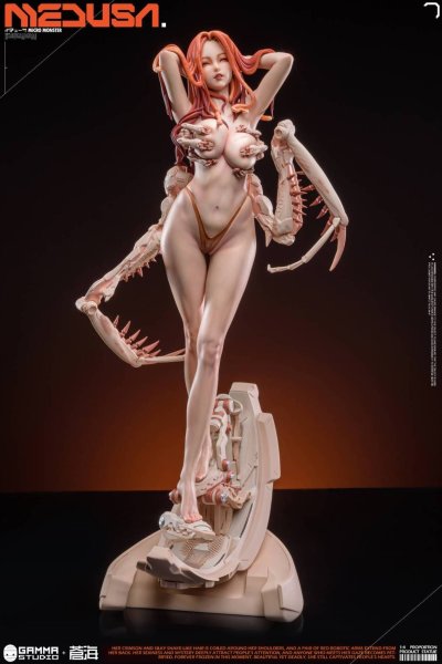 画像1: 予約 Gamma Studio x  蒼海  Micro Monster   メデューサ   1/4  スタチュー (1)