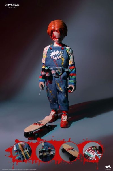 画像1: 予約 JTstudio  UNIVERSAL   CHUCKY   1/6   アクションフィギュア   (1)