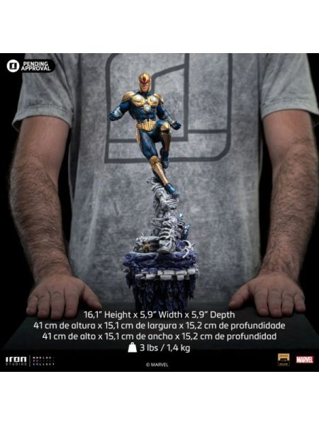 画像1: 予約 Iron Studios Nova Deluxe - Infinity Gauntlet Diorama - Marvel 1/10  スタチュー  MARCAS103624-10  DELUXE Ver (1)