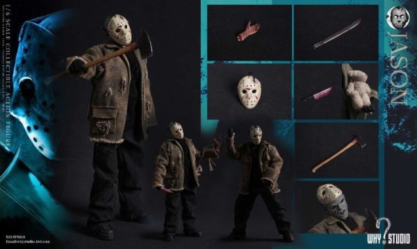 画像1: 予約 why Studio   Freddy Vs.Jason  （Jason）  1/6   アクションフィギュア   WS018 (1)