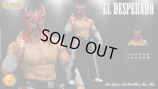 画像1: 予約 Storm Toys  EL DESPERADO (Red Mask Version) New Japan Pro Wrestling   アクションフィギュア  NJED01 (1)