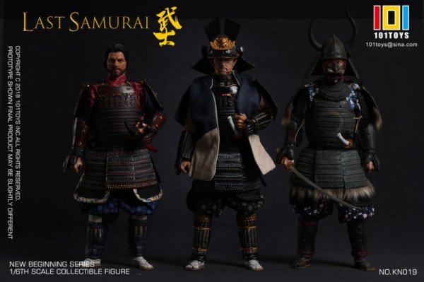 画像1: 予約 101TOYS NEW BEGINNER SERIES OF The Last Samurai Three Samurai Set 1/6   アクションフィギュア  KN019  (1)
