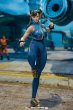 画像10: 予約 STAR MAN  女格闘家  Chun-li  1/6  アクションフィギュア MS-008B（Blue tight jumpsuit version）さいはん (10)