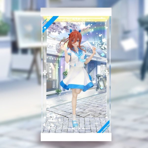 画像1: 予約  FuRyu TVスペシャルアニメ「五等分の花嫁∽」Trio-Try-iT Figureー中野三玖・マリンルックー  専用 展示ケース (1)