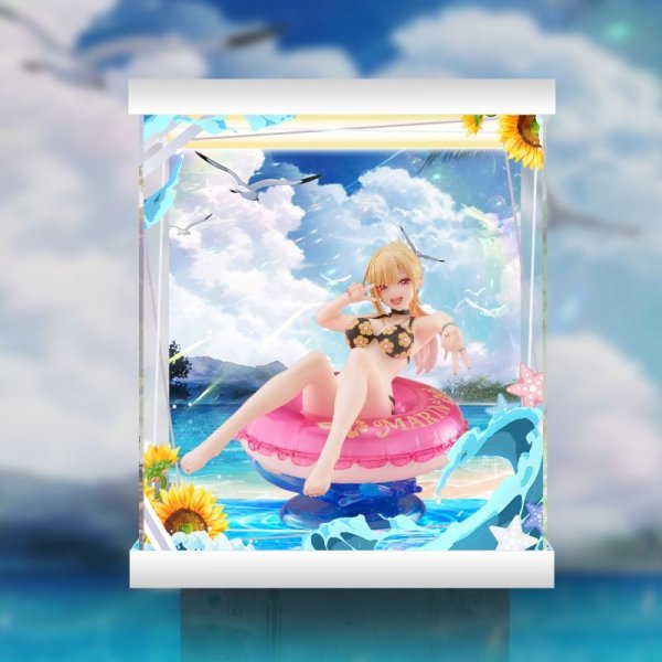 画像1: 予約 その着せ替え人形は恋をする　Aqua Float Girls フィギュア　喜多川海夢 専用 展示ケース (1)