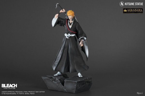 画像1: 予約  Kitsune Statue   ブリーチ BLEACH   黒崎一護  1/8  スタチュー  (1)