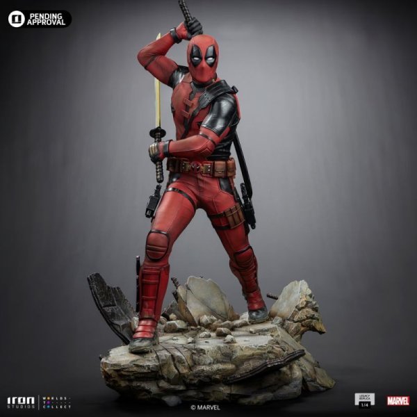 画像1: 予約 Iron Studios Deadpool 1/4  スタチュー MARCAS108124-14 (1)