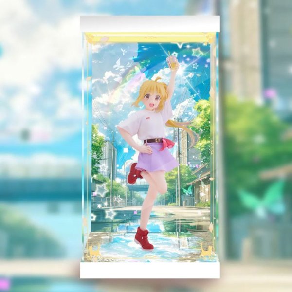 画像1: アニメ「ぼっち・ざ・ろっく！」　Coreful フィギュア　伊地知虹夏〜私服ver.〜 専用 展示ケース (1)