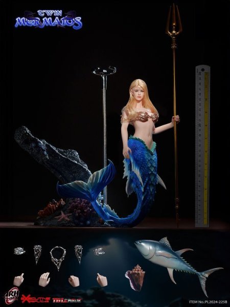 画像1: 予約 TBLeague Mermaid Sharleze - Human Skin 1/6 アクションフィギュア PL2024-225B (1)