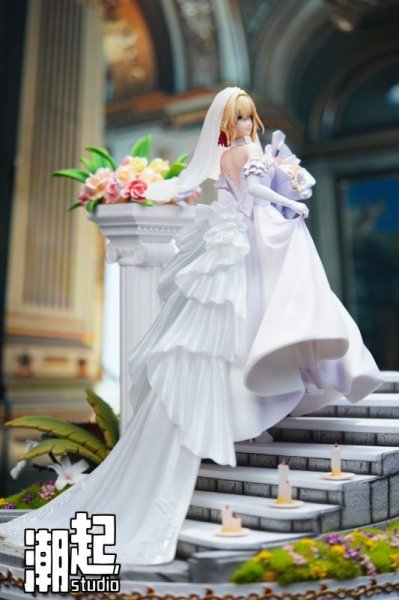 画像1: 予約 潮起/Chao Qi Studio  Violet  Wedding dress  1/6 スタチュー (1)