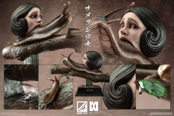 画像1: 予約 MO WAN Studio & DARK EYES Studio   Junji Ito Collection 1/1 & 1/2  スタチュー (1)