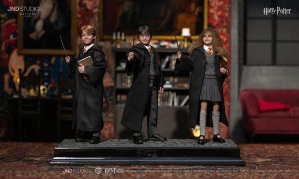 画像1: 予約 JND STUDIOS  ハリー・ポッター  &  ハーマイオニー・グレンジャー &  ロン・ウィーズリー   セット  1/6  アクションフィギュア   KJW003C (1)