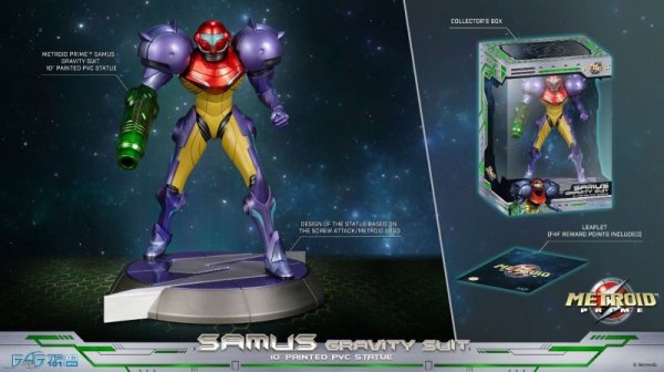 画像1: 予約 First 4 Figures  METROID PRIME - SAMUS GRAVITY SUIT  25.4 cm   スタチュー  MSGSST (1)