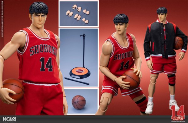 画像1: 予約 NOVA  14番バスケットボール選手  Basketball clothing version  1/6  アクションフィギュア    (1)