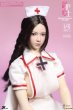 画像3: 予約 JKTOYS Sweetheart nurse head sculpture costume set  1/6   素体なし  K-003A (3)