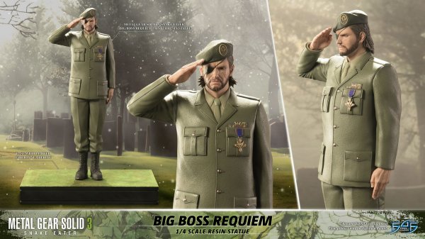 画像1: 予約 First 4 Figures   METAL GEAR SOLID 3: SNAKE EATER - BIG BOSS REQUIEM  1/4   スタチュー  MGSBBRST (1)