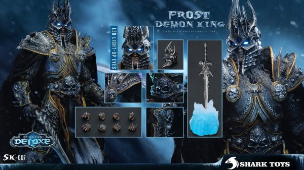 画像1: 予約 SHARK TOYS   Frost Demon King  1/6   アクションフィギュア  SK-007/008 (1)