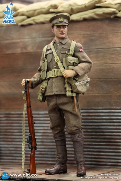 画像1: 予約 DID  WWI British Infantry – Albert Brown  1/12  アクションフィギュア  XB80028 (1)