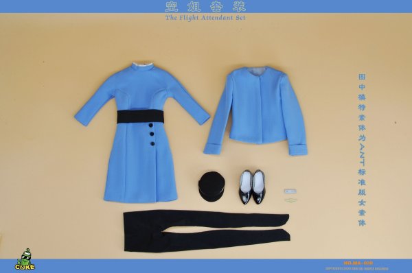 画像1: 予約 CUKE TOYS The Flight Attendant Set 1/6  素体なし 頭彫りなし   MA-030 (1)