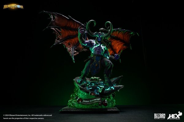 画像1: 予約 HEX Collectibles  ハースストーン 爐石戰記 Illidan Stormrage  1/6 & 1/10 スタチュー  HEXHS05/HEXHS06 (1)