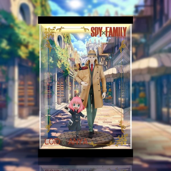 画像1:  予約 『SPY✕FAMILY』 スケール アーニャ＆ロイド 1/7 専用 展示ケース (1)