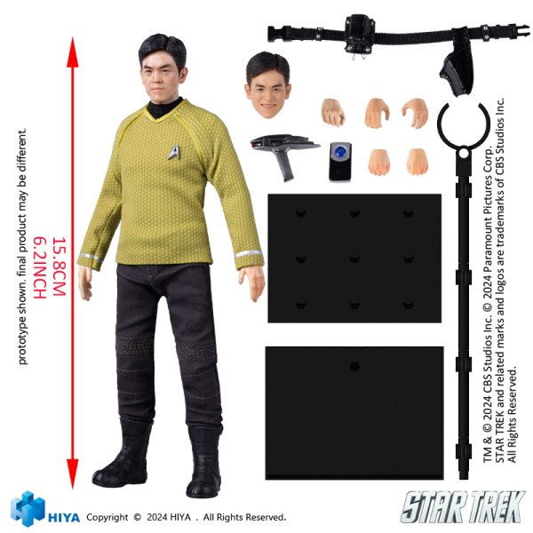 画像1: 予約  HIYA   Star Trek  Hikaru Sulu 1/12  アクションフィギュア  ESS0270 (1)