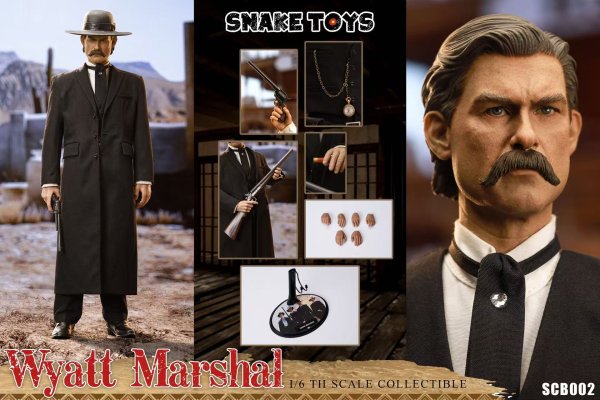 画像1: 予約 SNAKE TOYS   Western Cowboy Tombstone Town Marshall 1/6 アクションフィギュア  SBC02 (1)