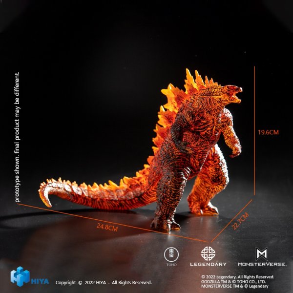 画像1: 予約 HIYA 《Godzilla：King of the Monsters》 burning godzilla ゴジラ 19.6cm フィギュア SSG0136  再販 (1)