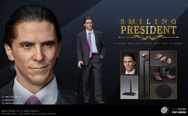 画像1: 予約 POPTOYS  Smiling President  1/6 アクションフィギュア  EX058  (1)