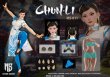 画像1: 予約 STAR MAN  女格闘家 Chun-li （Blue cloud patterned white cheongsam version） 1/6  アクションフィギュア    MS-011  (1)