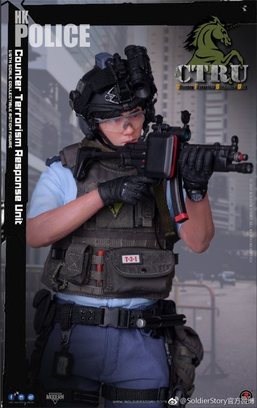 Soldier Story 香港警察 反恐特勤隊 CTRU 1/6 アクションフィギュア