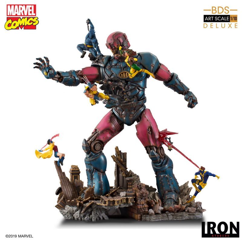 iron studios アイアンスタジオ X-MEN VS SENTINEL 1/10 スタチュー 塗装済み 完成品 DX版