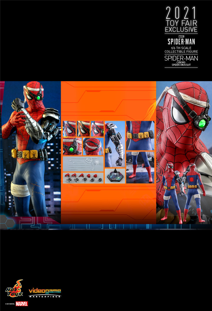 ホットトイズ VGM51 スパイダーマン（サイボーグ・スーツ版