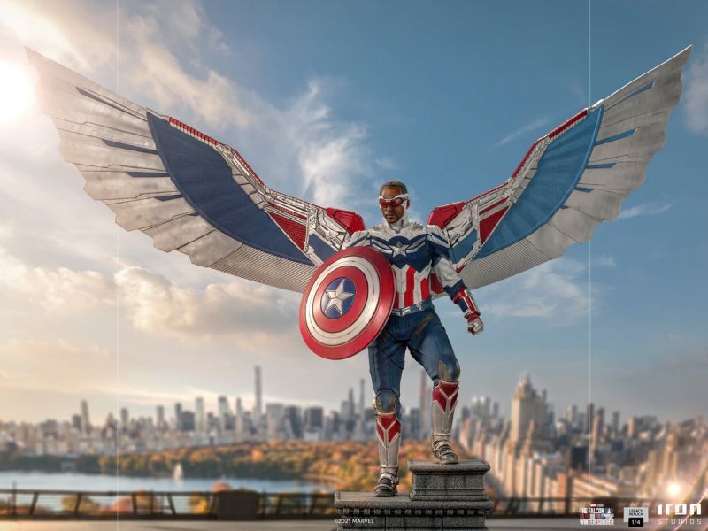iron studios アイアンスタジオ Captain America Sam Wilson 1/4 スタチュー 塗装済み 完成品