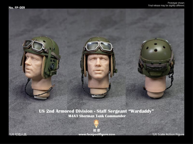 Facepoolfigure 2nd Armored Division - Staff Sergeant Wardaddy