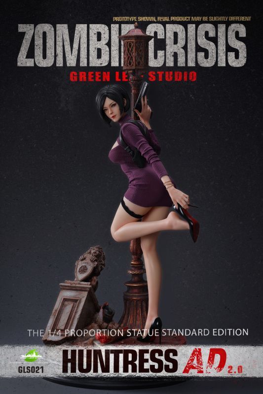 予約 GREEN LEAF STUDIO Zombie crisis REMAKE - Huntress“AD”2.0 1/4 フィギュア  GLS021 Standard Edition
