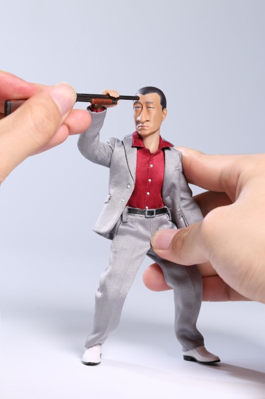 予約 BOBTOYS Security Captain Hong Qiang Grey suit 1/12 アクション