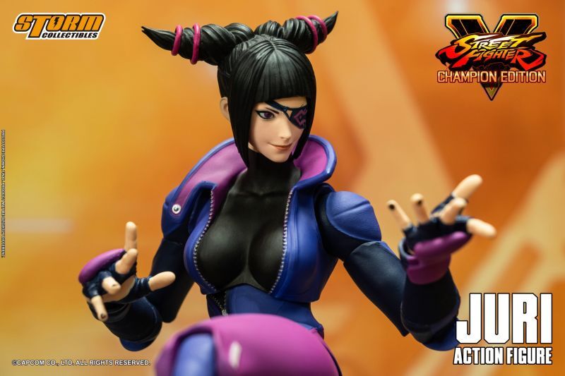 Storm Toys ストリートファイターV Street Fighter V ハン・ジュリ JURI HAN 20cm アクションフィギュア  CPSF24