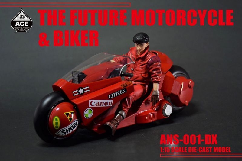 ACE TOYZ The Future Motorcycle RED & Future Rider 1/15 フィギュア ANS-001B  DELUXE Ver